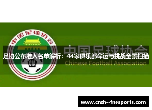 足协公布准入名单解析：44家俱乐部命运与挑战全景扫描